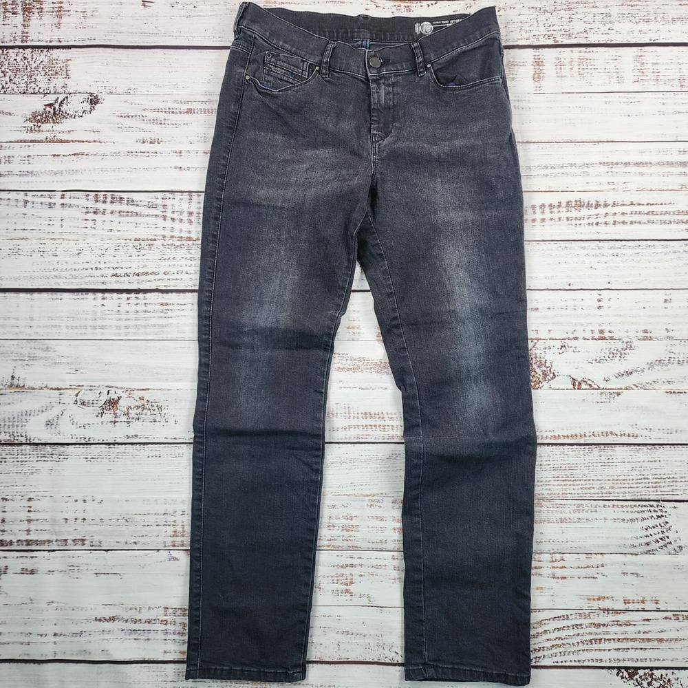 Diesel Sandy Regular Slim Straight Jeans Gray Stretch Denim 0679A Womens 29x30